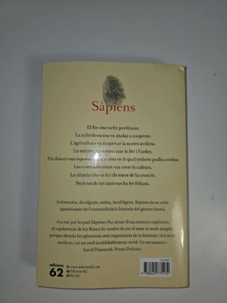 Sàpiens (edició rústica) : Una breu història de...