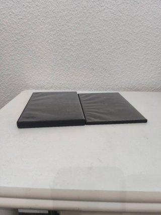 Pack de 10 cajas negras para DVD.
