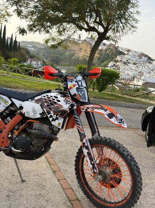 KTM 250 EXC-F Enduro 2009 Naranja/Blanco