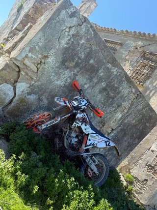 KTM 250 EXC-F Enduro 2009 Naranja/Blanco