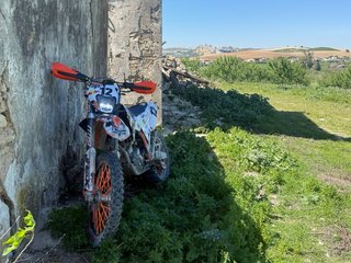 KTM 250 EXC-F Enduro 2009 Naranja/Blanco