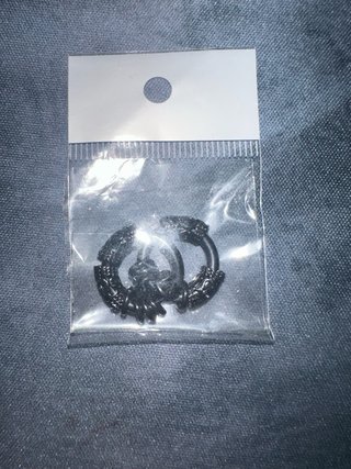 12 paia di Orecchini neri