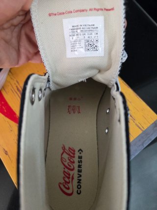 Converse Chuck Taylor Coca-Cola Negras 42.5 / 43
