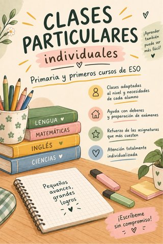 Profesor clases particulares  para primaria y ESO