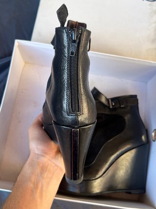 Botas Pretas Salto Plataforma