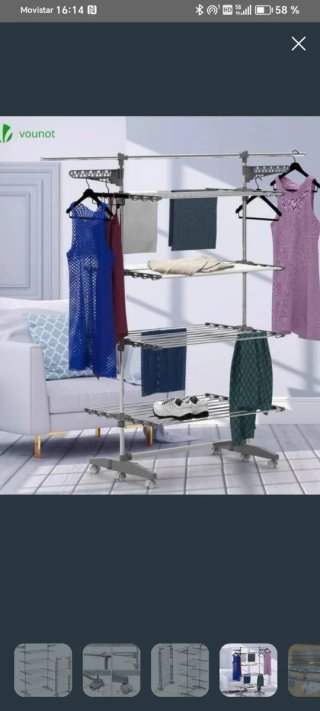 Tendedero Vertical Plegable Vounot