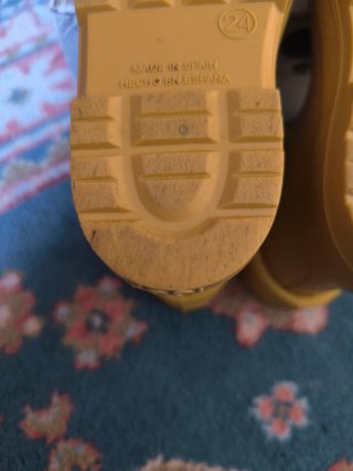 Botas de agua respetuosas Igor Mendi T.24 amarillo