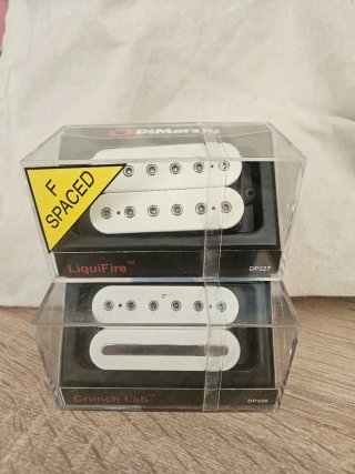 Set Dimarzio Crunchlab Liquifire Blancas