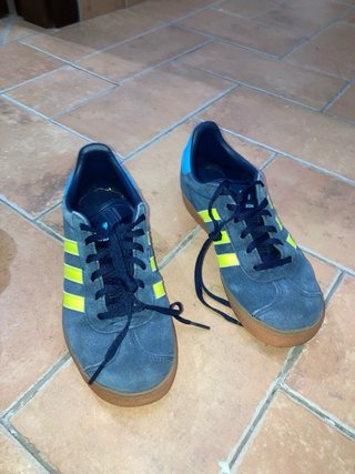Adidas Gazelle Zapatillas Azul y Amarillo