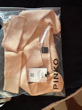Vestido de punto PINKO Beige
