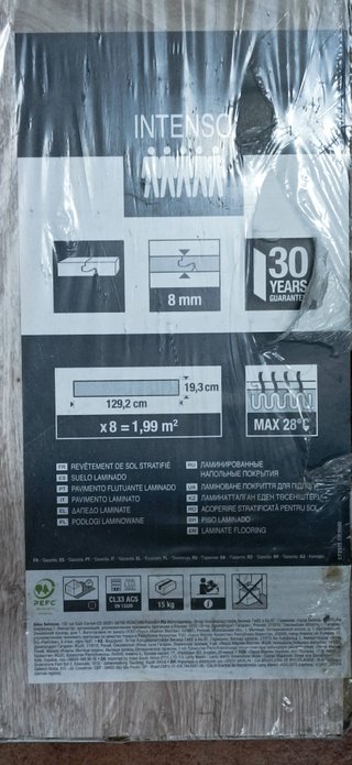 4 Paquetes Suelo Artens Intenso 8mm Clase 33 / AC5