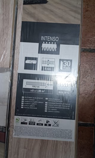 4 Paquetes Suelo Artens Intenso 8mm Clase 33 / AC5