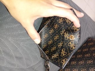 Set de 3 Bolsos Guess Monograma Marrón