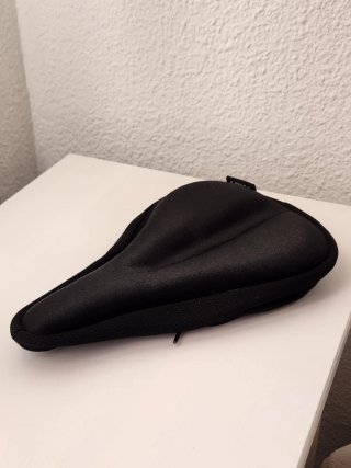 Funda sillín bicicleta negra