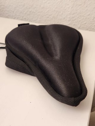 Funda sillín bicicleta negra