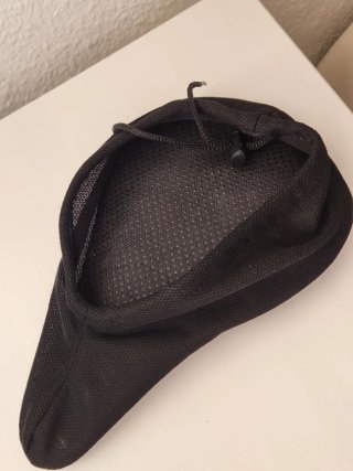 Funda sillín bicicleta negra