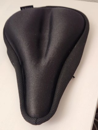 Funda sillín bicicleta negra