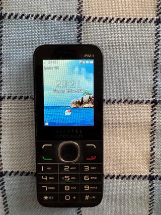 Teléfono Alcatel One Touch Negro