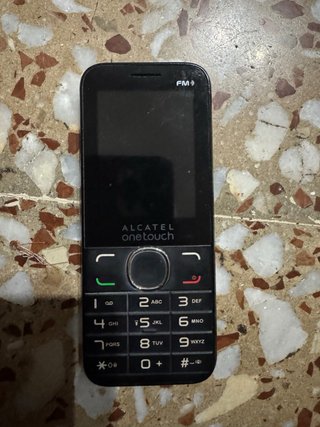 Teléfono Alcatel One Touch Negro