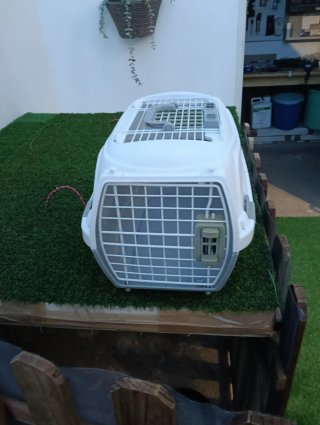 Transportín para mascotas (conejo, gato, hurón)