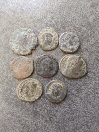 Vecchie monete romane