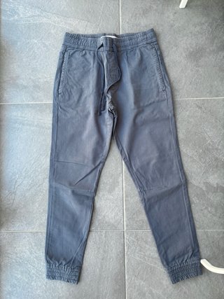 Pantalón cargo jogger Zara azul gris