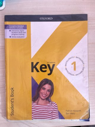 Key Bachillerato 2e 1 Student Book (Spain)