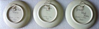 Set 3 Piatti Decorativi Ceramica
