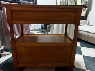 Mueble madera cajón y armario