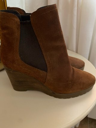 Botas de piel marrones