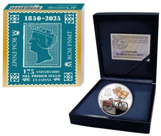 10 € Plata PROOF España 2025 sello
