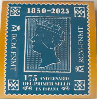10 € Plata PROOF España 2025 sello
