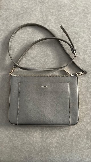 Bolso Parfois Gris Metálico
