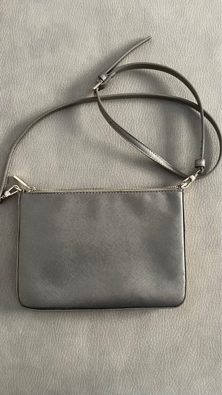 Bolso Parfois Gris Metálico