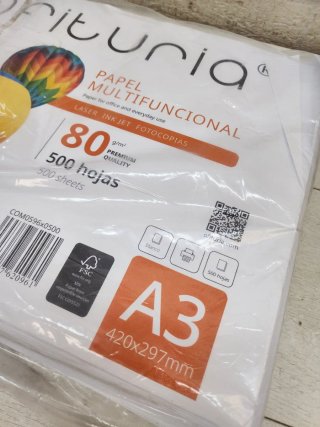 Carta A3 Fituria 80g 500 fogli