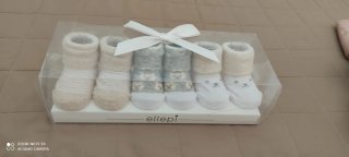 Calzini neonato Ellepi in confezione regalo