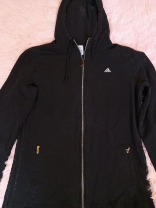 Chaqueta Adidas Negra con Cremallera