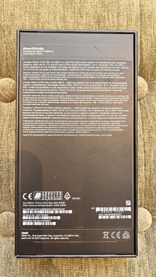iPhone 13 Pro Max 512GB Oro + 2 custodie