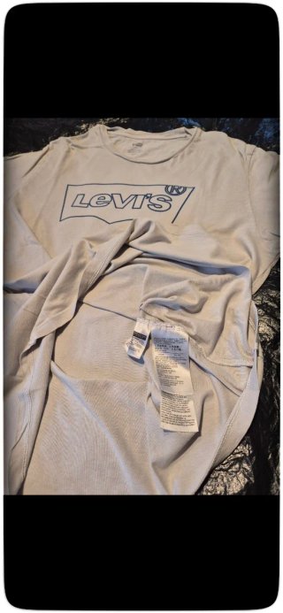 Camiseta Levis Deporte Gris talla M Algodón