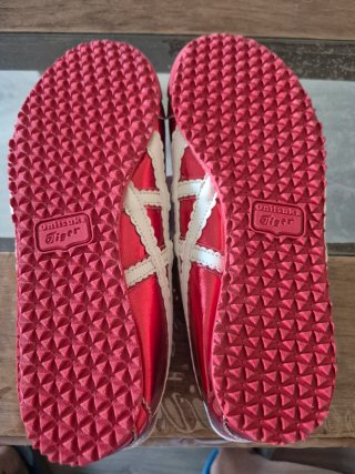 Merceditas Onitsuka Tiger rojas y blancas