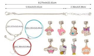 Kit Diseño Pulseras Sanrio Hello Kitty My Melody