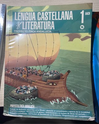 Libro de Lengua castellana y literatura, 1 BACH.