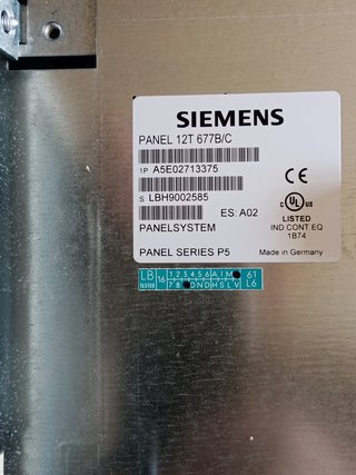 Siemens SIMATIC HMI IPC677C Panel PC