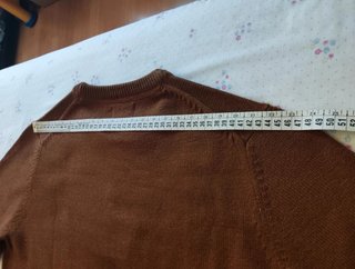 Jersey marrón de punto