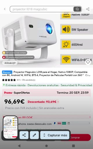 Proyector Magcubic L018 Android 14