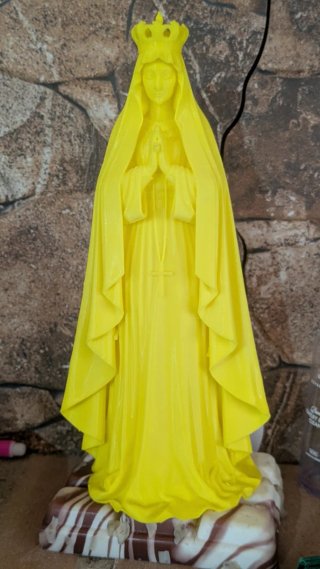 Figura Virgen del Carmen Amarilla