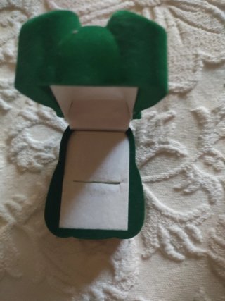 Cajita / Estuche Joyero Osito de Terciopelo ...