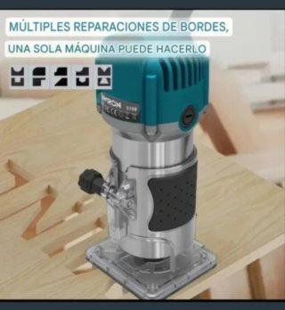Fresadora Eléctrica Estuche 15 Fresas Madera