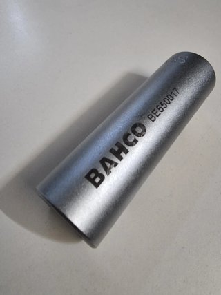 llave vaso ranurada sonda lambda sensor 17mm BAHCO