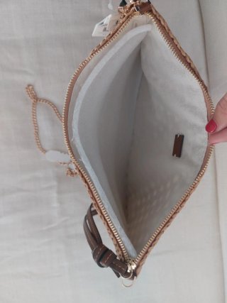 Bolso de mano Parfois rafia